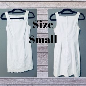 White Sleeveless Summer Dress